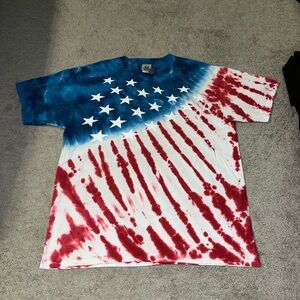 Liquid Blue AOP American flag tshirt